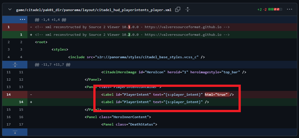 Commit showing the patch
